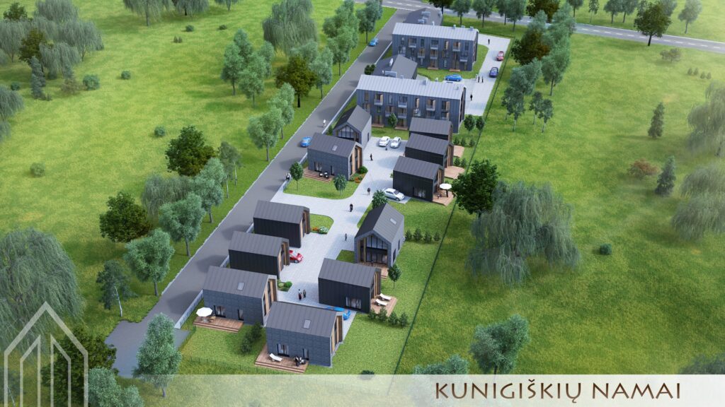 Kunigiškių namai (Kunigiškių g. 7) - Daudzdzīvokļu nams - vizualizācija