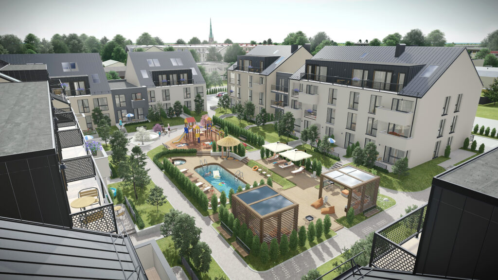 Malūno vilos (Vėsos) (Malūno g. 1L) - Multi apartment - visualization