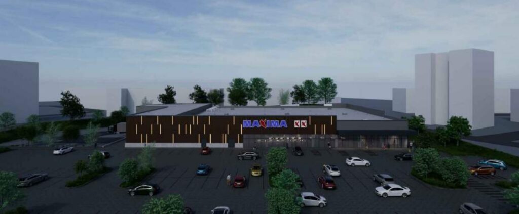 Maxima Gedvydžių g. 13 (Gedvydžių g. 13) - Food store - visualization