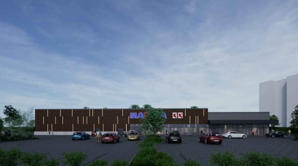 Maxima Gedvydžių g. 13 (Gedvydžių g. 13) - Food store - visualization