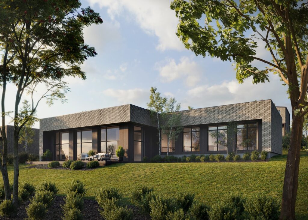 Miesto meldai (Pagudės g. 1, 3, 5, 7, 9, 11, 13) - Private house community - visualization