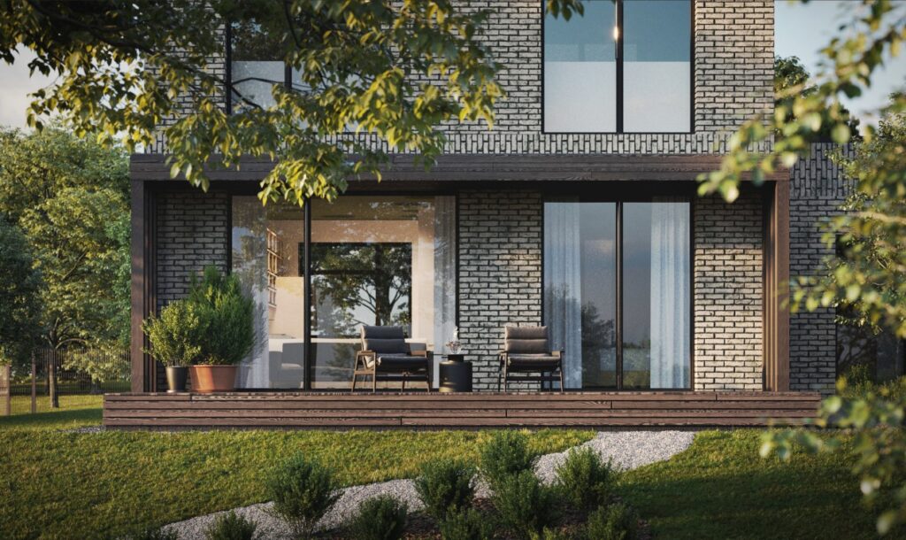 Miesto meldai (Pagudės g. 1, 3, 5, 7, 9, 11, 13) - Private house community - visualization