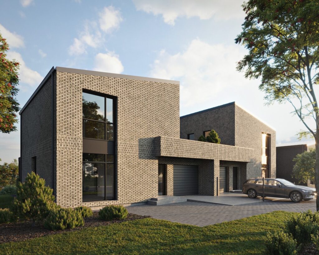 Miesto meldai (Pagudės g. 1, 3, 5, 7, 9, 11, 13) - Private house community - visualization