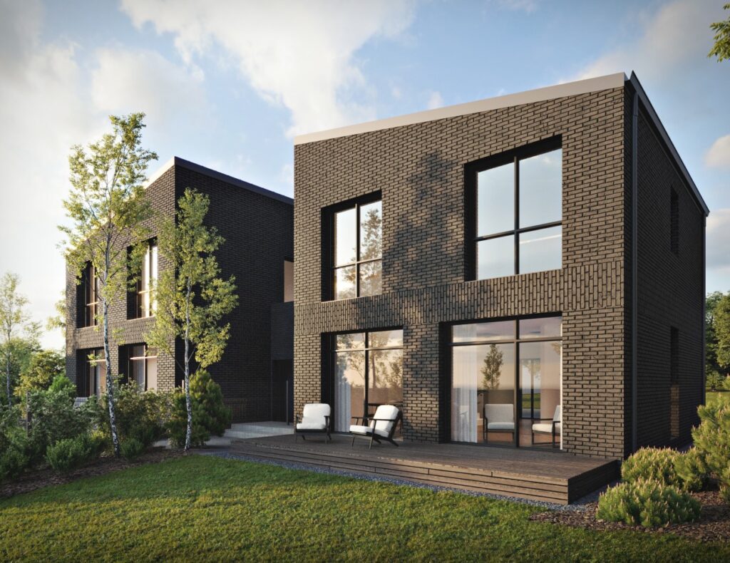 Miesto meldai (Pagudės g. 1, 3, 5, 7, 9, 11, 13) - Private house community - visualization