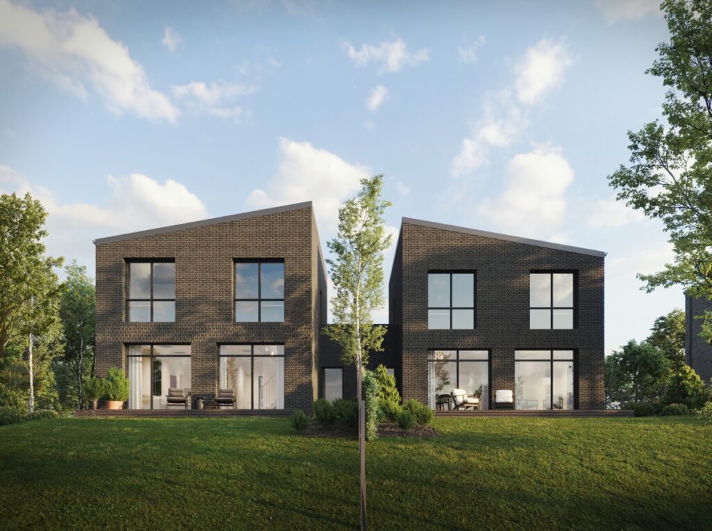 Miesto meldai (Pagudės g. 1, 3, 5, 7, 9, 11, 13) - Private house community - visualization