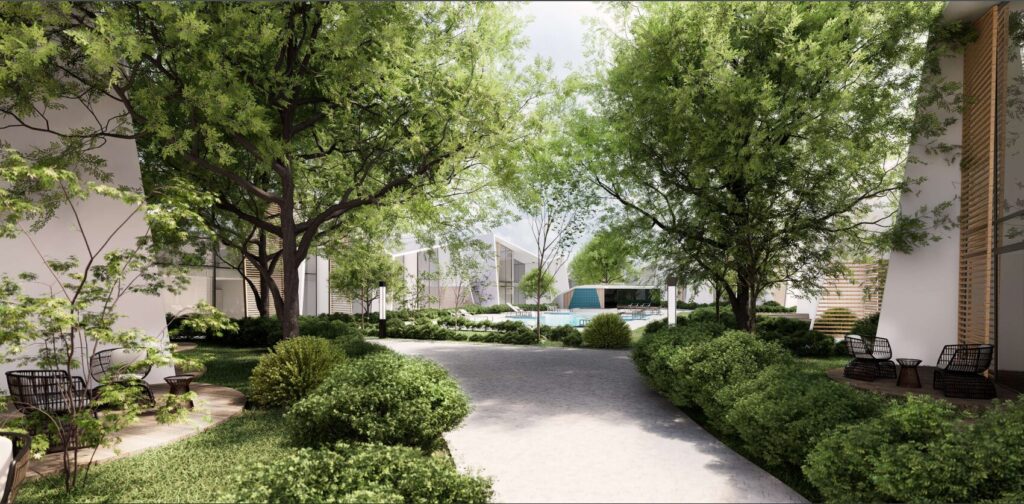 Mokyklos g. 85 (Mokyklos g. 85) - Daugiabutis, Sublokuoti namai - vizualizacija