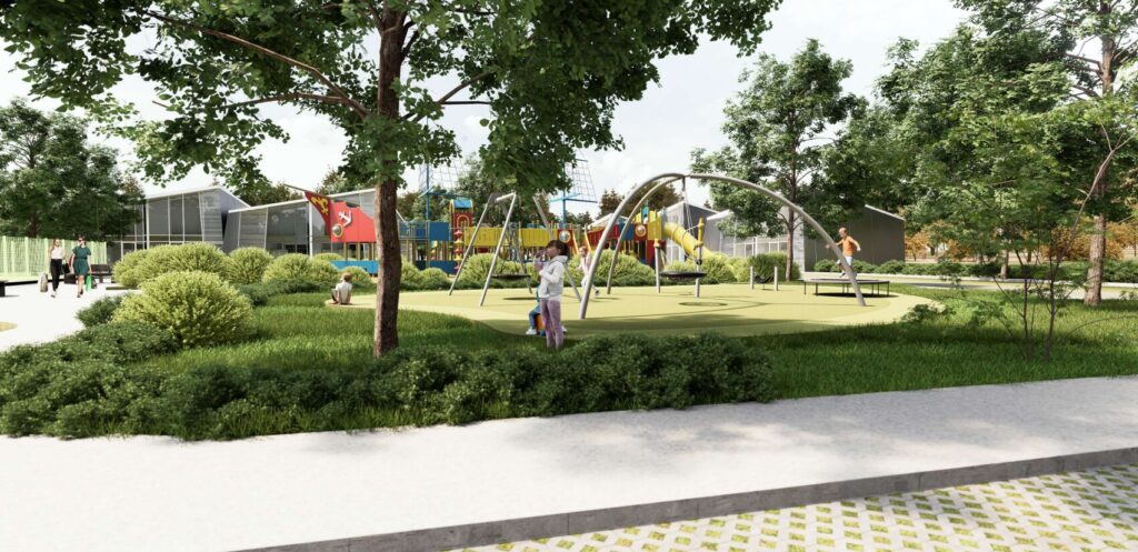 Mokyklos g. 85 (Mokyklos g. 85) - Daugiabutis, Sublokuoti namai - vizualizacija