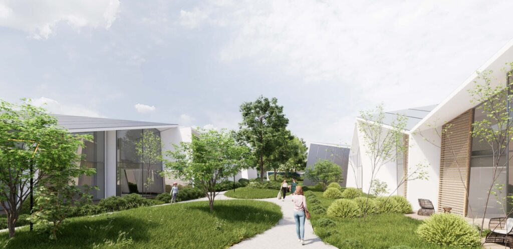 Mokyklos g. 85 (Mokyklos g. 85) - Daugiabutis, Sublokuoti namai - vizualizacija