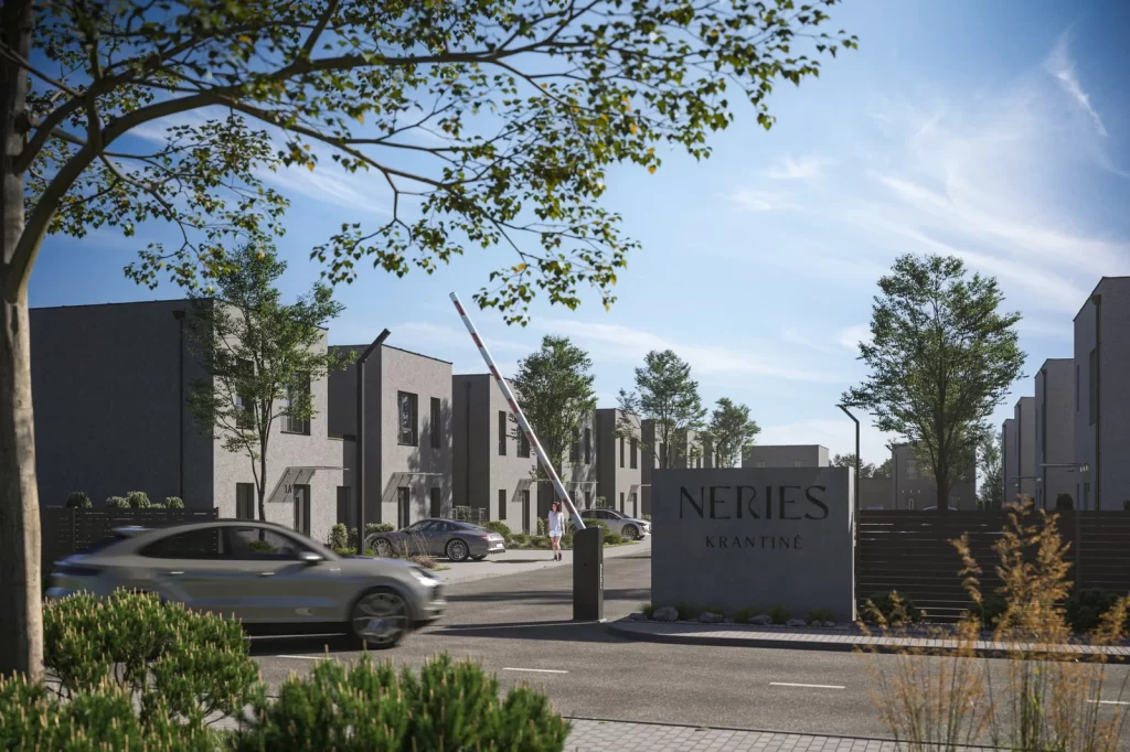 Neries krantinė (Kaunas) (Panerių g. 318) - Row housing - visualization