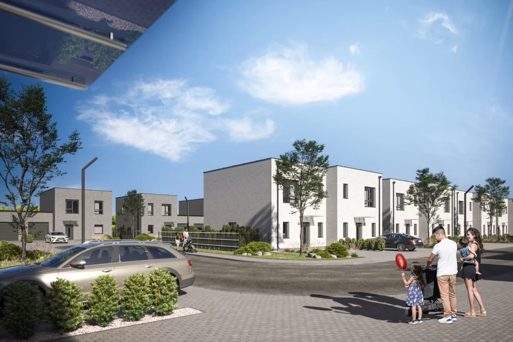 Neries krantinė (Kaunas) (Panerių g. 318) - Row housing - visualization