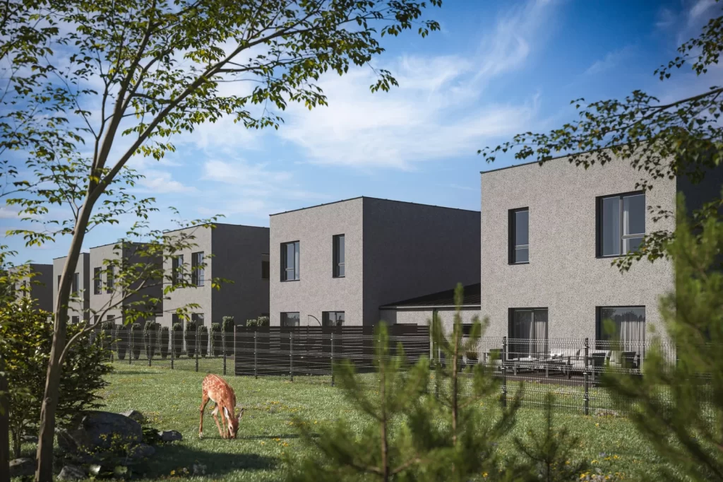 Neries krantinė (Kaunas) (Panerių g. 318) - Row housing - visualization