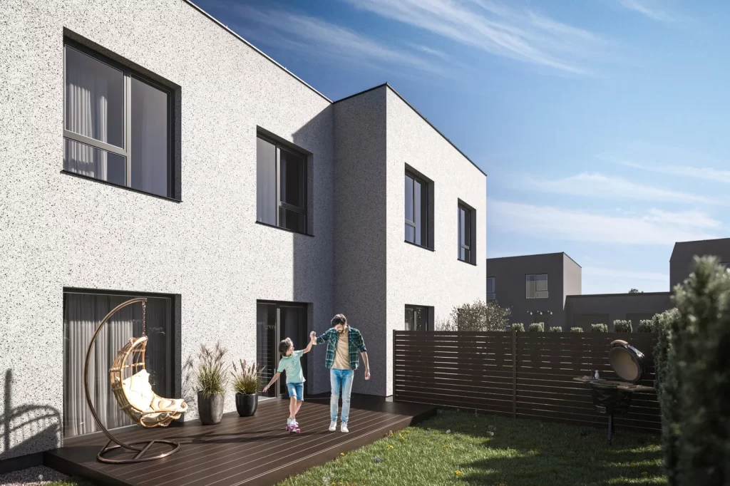 Neries krantinė (Kaunas) (Panerių g. 318) - Row housing - visualization