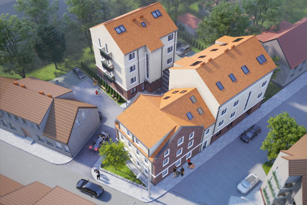 Smilties namai (Smilties Pylimo g. 13) - Korterelamu - visuaalne