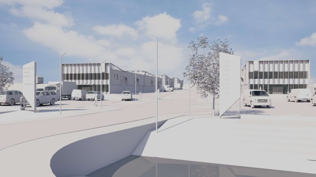 Ragaišio g. 1, 2, 3, 4, 5, 6, 7, 8 (Ragaišio g. 1, 2, 3, 4, 5, 7, 8, Klausmyliai) - Prekybos centras, Sandėlys / Platinimo centras - vizualizacija