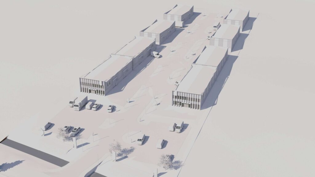 Ragaišio g. 1, 2, 3, 4, 5, 6, 7, 8 (Ragaišio g. 1, 2, 3, 4, 5, 7, 8, Klausmyliai) - Prekybos centras, Sandėlys / Platinimo centras - vizualizacija