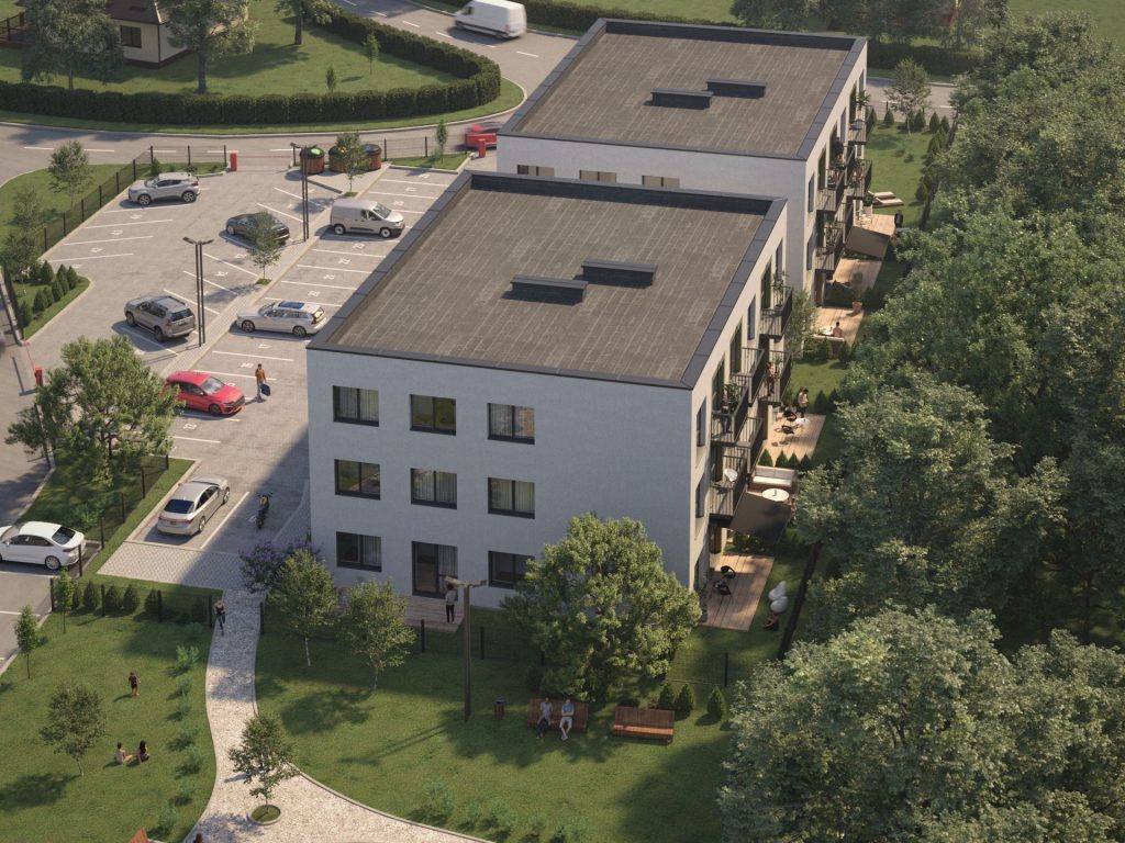 Raudondvario apartamentai (Mažoji g. 16, Raudondvario k.) - Multi apartment - visualization