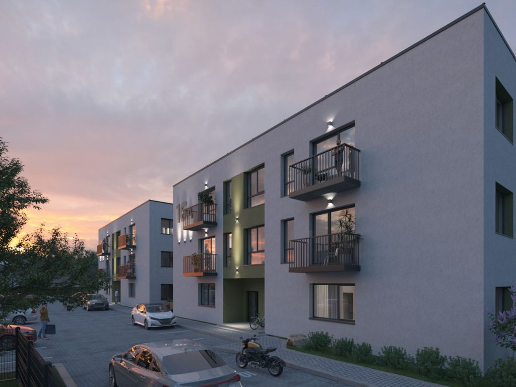 Raudondvario apartamentai (Mažoji g. 16, Raudondvario k.) - Multi apartment - visualization