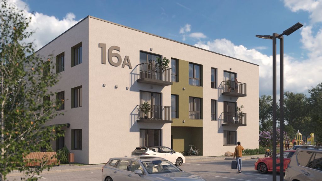 Raudondvario apartamentai (Mažoji g. 16, Raudondvario k.) - Multi apartment - visualization