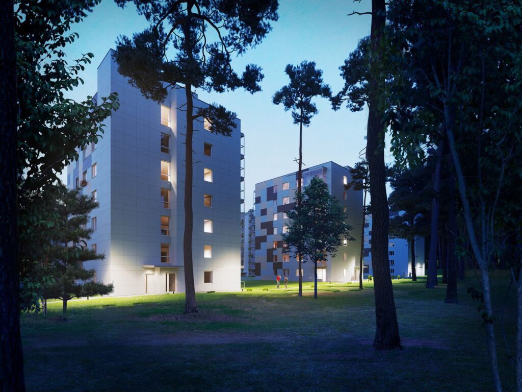 Šarlotės namai (Šarlotės g. 14) (Šarlotės g. 14) - Multi apartment - visualization