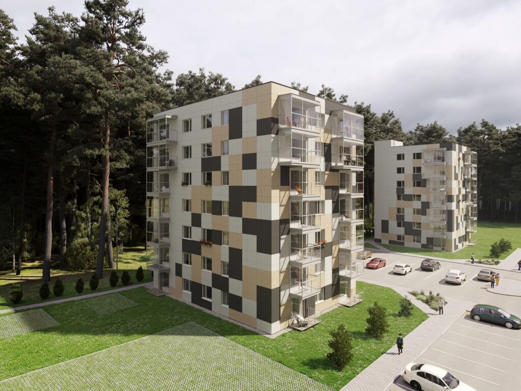 Šarlotės namai (Šarlotės g. 14) (Šarlotės g. 14) - Multi apartment - visualization