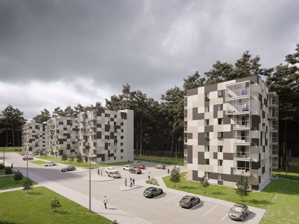 Šarlotės namai (Šarlotės g. 14) (Šarlotės g. 14) - Multi apartment - visualization