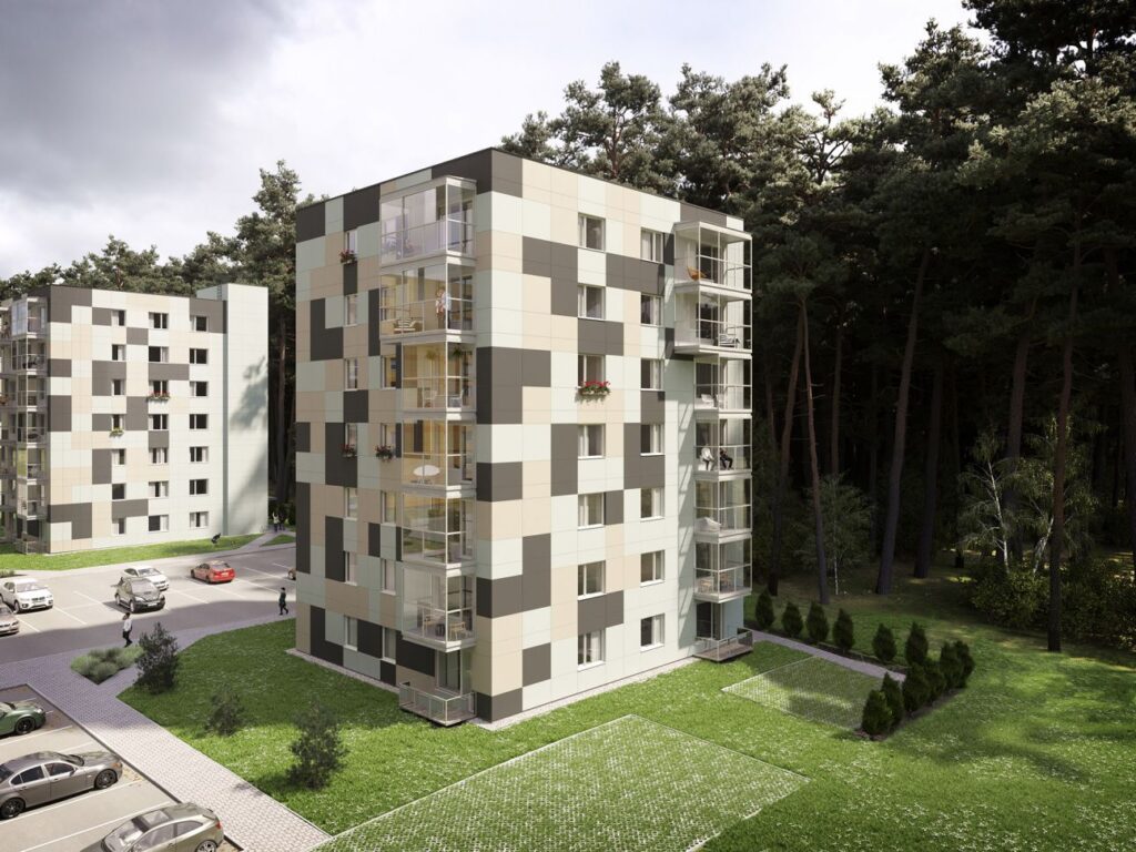 Šarlotės namai (Šarlotės g. 14) (Šarlotės g. 14) - Multi apartment - visualization