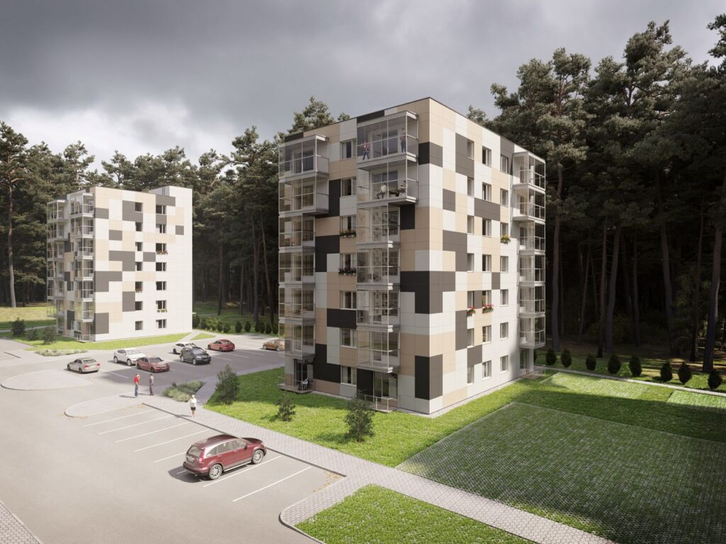 Šarlotės namai (Šarlotės g. 14) (Šarlotės g. 14) - Multi apartment - visualization