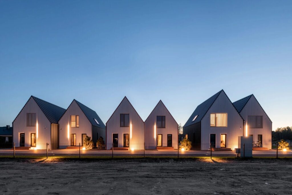 Seaside Garden 1 etapas (Aido tak. 20, 20A, 20B, 40, 40A, 40B) - Row housing - construction photos