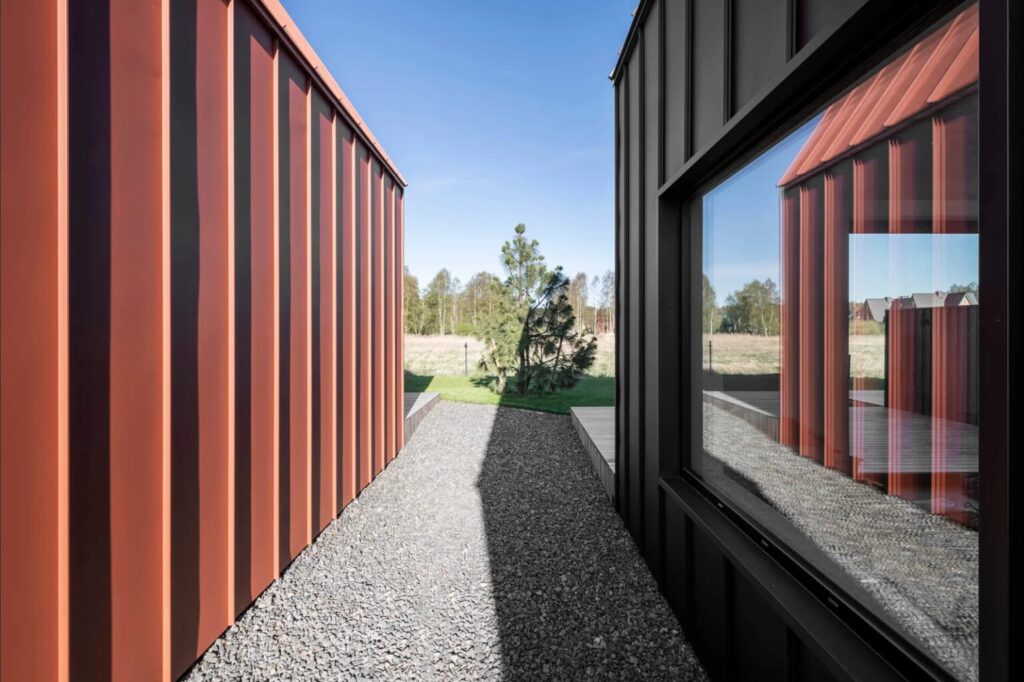 Seaside Garden 1 etapas (Aido tak. 20, 20A, 20B, 40, 40A, 40B) - Row housing - construction photos