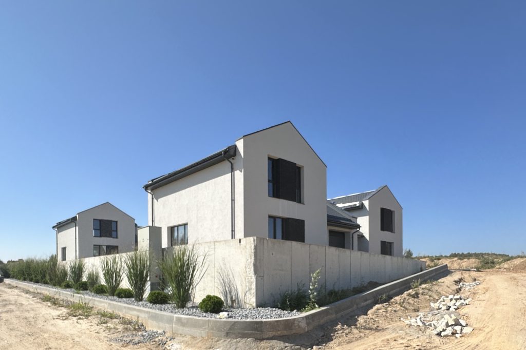 Didžiasalio alėja (Trakto g. 46, 48, 50, 52) - Row housing - construction photos