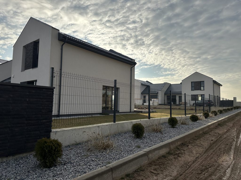 Didžiasalio alėja (Trakto g. 46, 48, 50, 52) - Row housing - construction photos