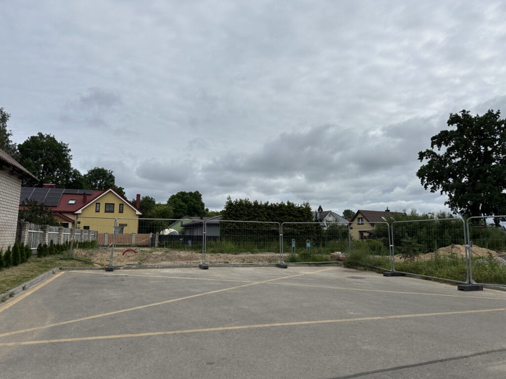 Juodasis kel. 34 skveras (Juodasis kel. 38) - Laukums - būvdarbu attēli