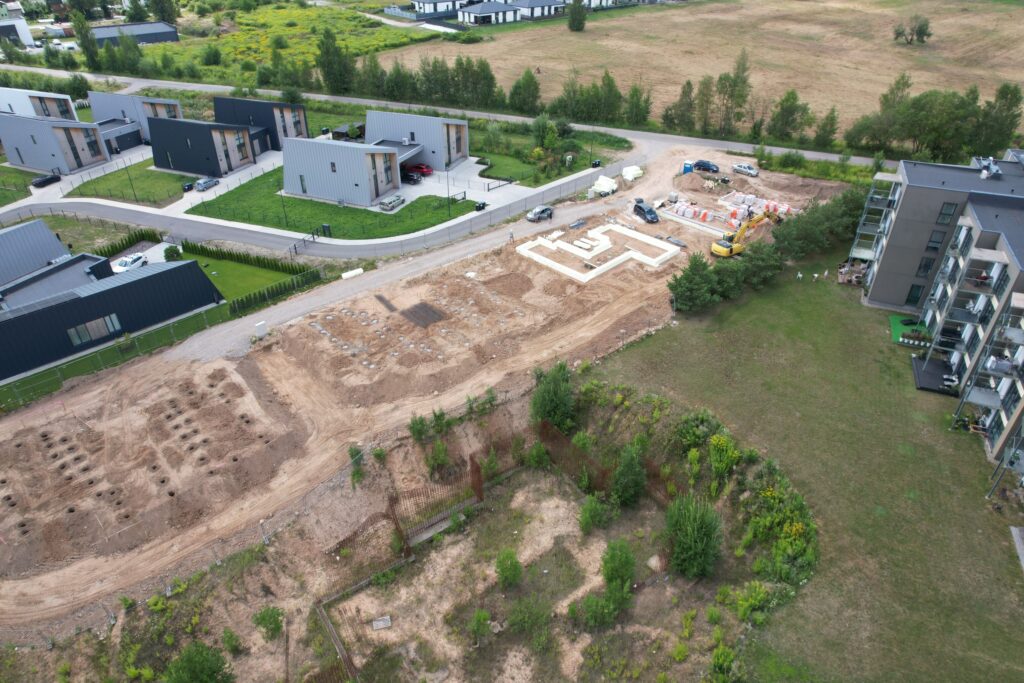 Kalno g. 89, 91, 93, 95 (Kalno g. 89, 91, 93, 95) - Row housing - construction photos