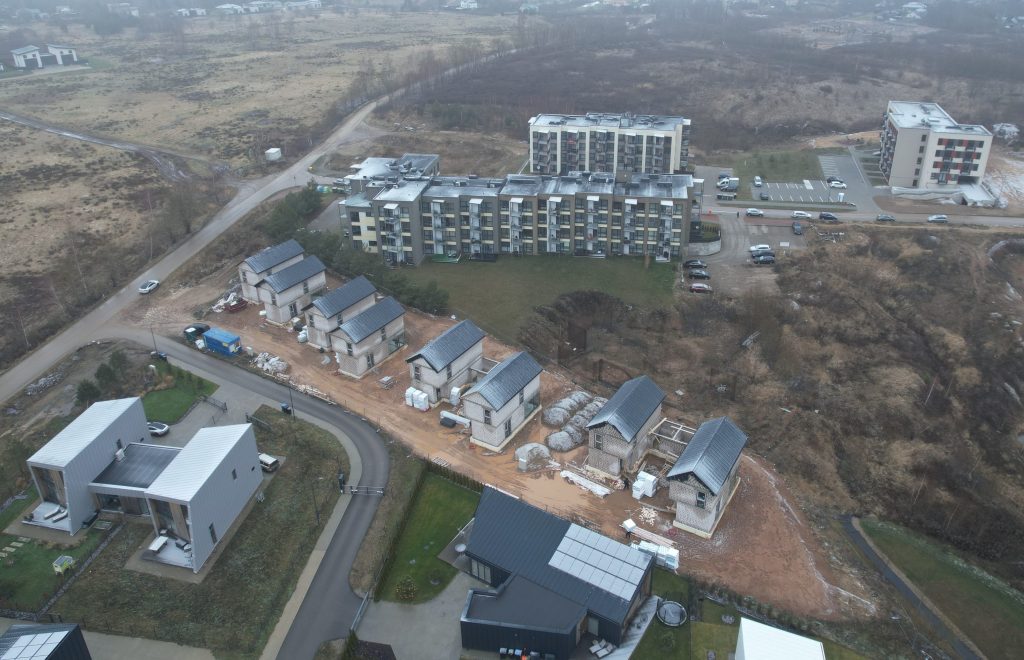 Kalno g. 89, 91, 93, 95 (Kalno g. 89, 91, 93, 95) - Row housing - construction photos