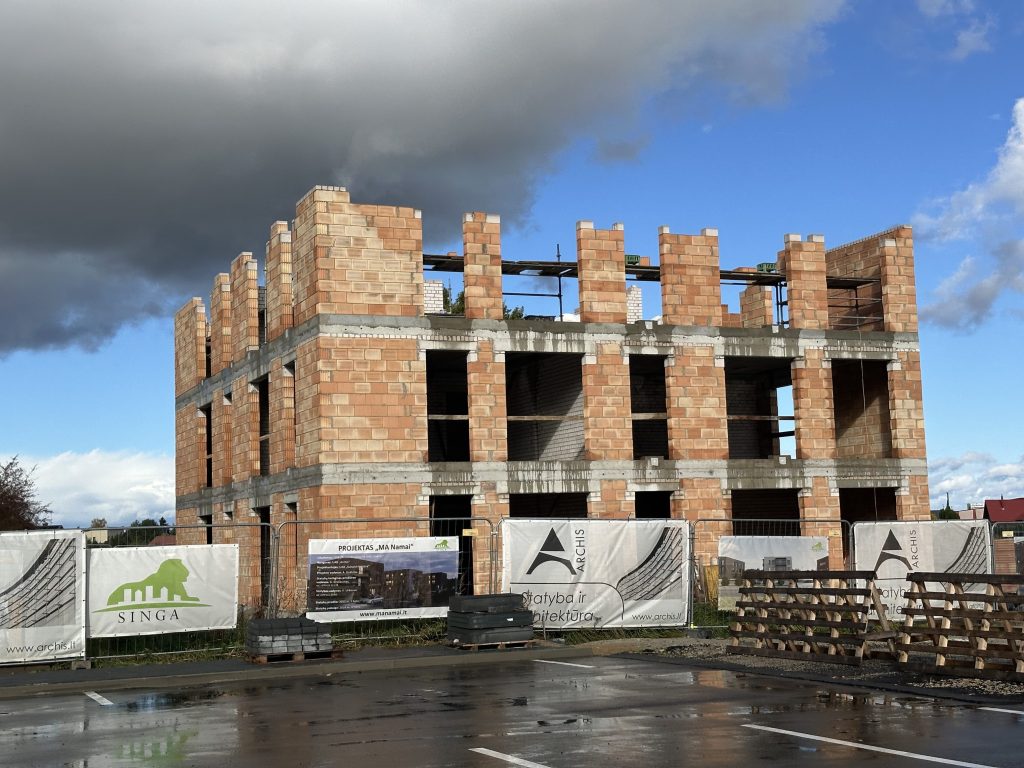 MA namai (Alytaus g. 30, 30A) - Multi apartment - construction photos