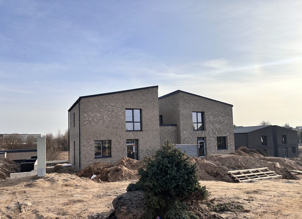 Miesto meldai (Pagudės g. 1, 3, 5, 7, 9, 11, 13) - Private house community - construction photos