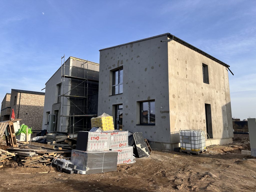 Miesto meldai (Pagudės g. 1, 3, 5, 7, 9, 11, 13) - Private house community - construction photos