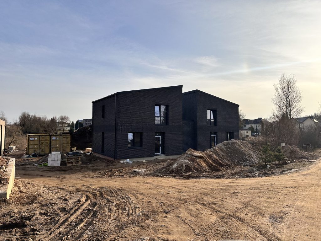 Miesto meldai (Pagudės g. 1, 3, 5, 7, 9, 11, 13) - Private house community - construction photos