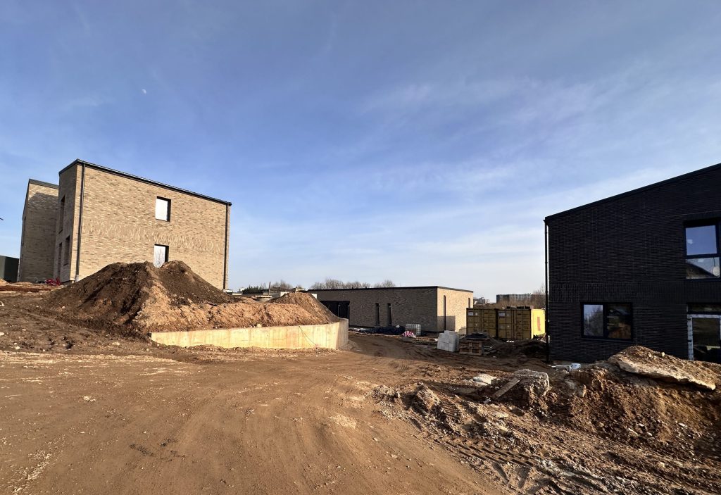 Miesto meldai (Pagudės g. 1, 3, 5, 7, 9, 11, 13) - Private house community - construction photos