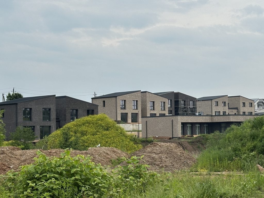 Miesto meldai (Pagudės g. 1, 3, 5, 7, 9, 11, 13) - Private house community - construction photos