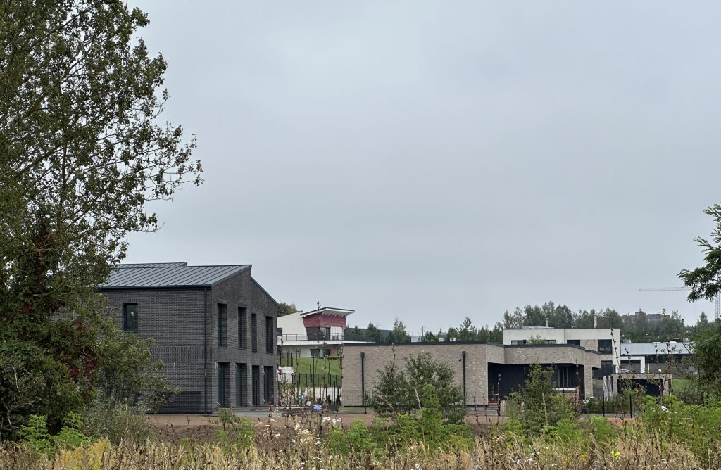 Miesto meldai (Pagudės g. 1, 3, 5, 7, 9, 11, 13) - Private house community - construction photos