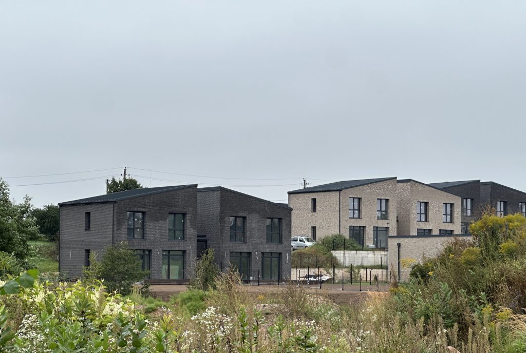 Miesto meldai (Pagudės g. 1, 3, 5, 7, 9, 11, 13) - Private house community - construction photos