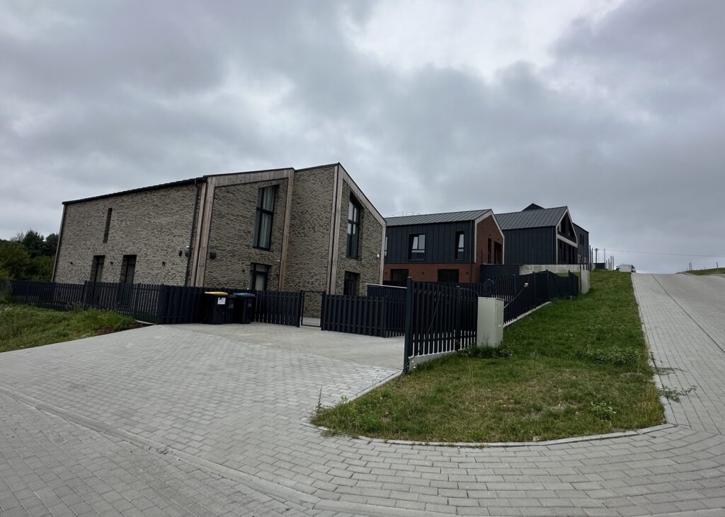 Miesto panoramos (Daugų g. 12, 14, 15, 17, 31, 33, Perlojos g. 25) - Row housing - construction photos