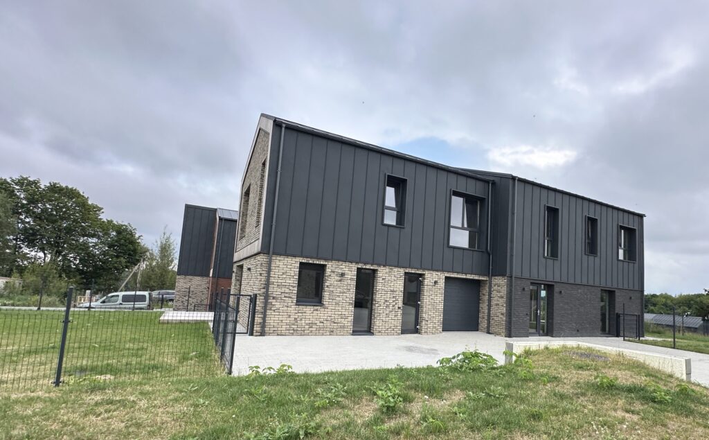 Miesto panoramos (Daugų g. 12, 14, 15, 17, 31, 33, Perlojos g. 25) - Row housing - construction photos