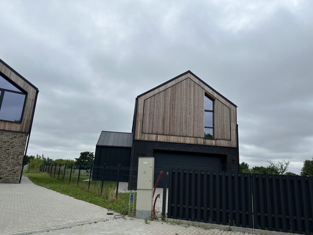 Miesto panoramos (Daugų g. 12, 14, 15, 17, 31, 33, Perlojos g. 25) - Row housing - construction photos