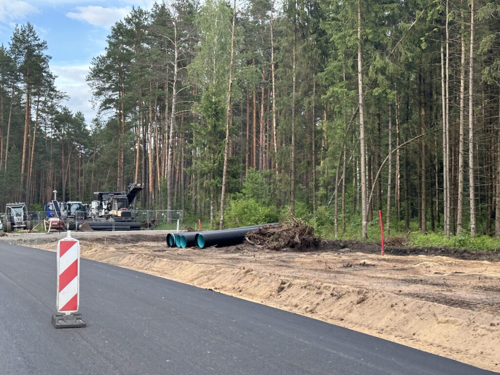 Nemenčinės pl. rekonstrukcija (Nemenčinės pl.) - Bike path, Road - construction photos