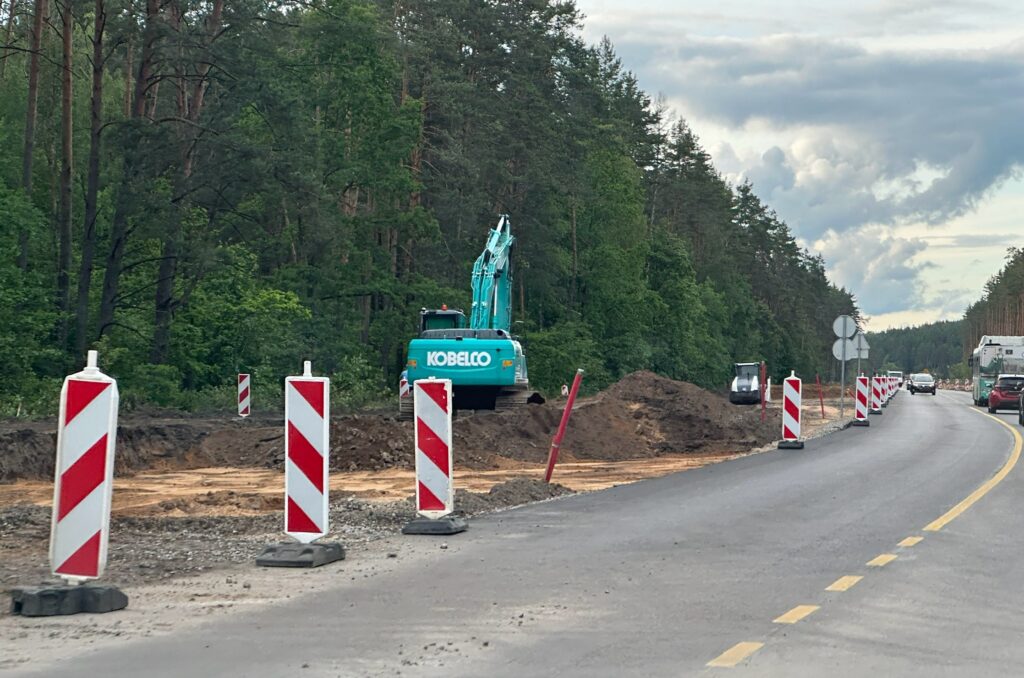 Nemenčinės pl. rekonstrukcija (Nemenčinės pl.) - Bike path, Road - construction photos
