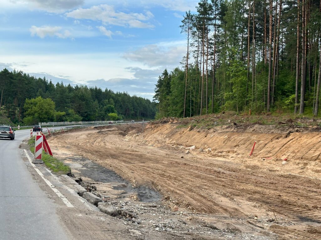 Nemenčinės pl. rekonstrukcija (Nemenčinės pl.) - Bike path, Road - construction photos
