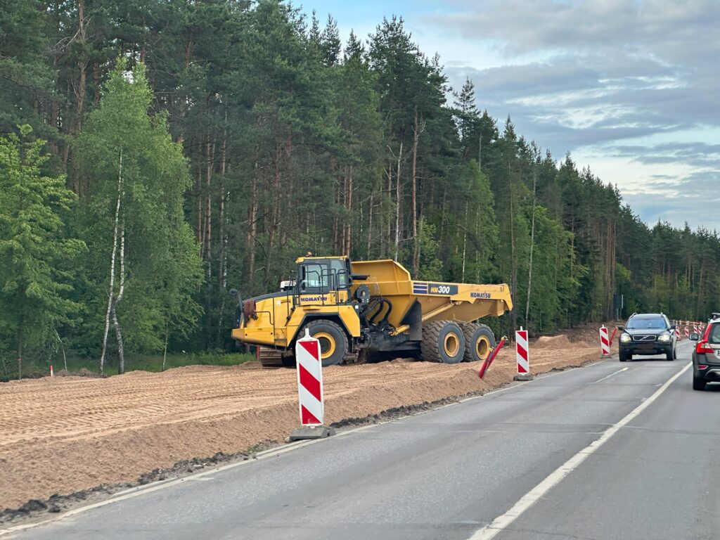 Nemenčinės pl. rekonstrukcija (Nemenčinės pl.) - Bike path, Road - construction photos