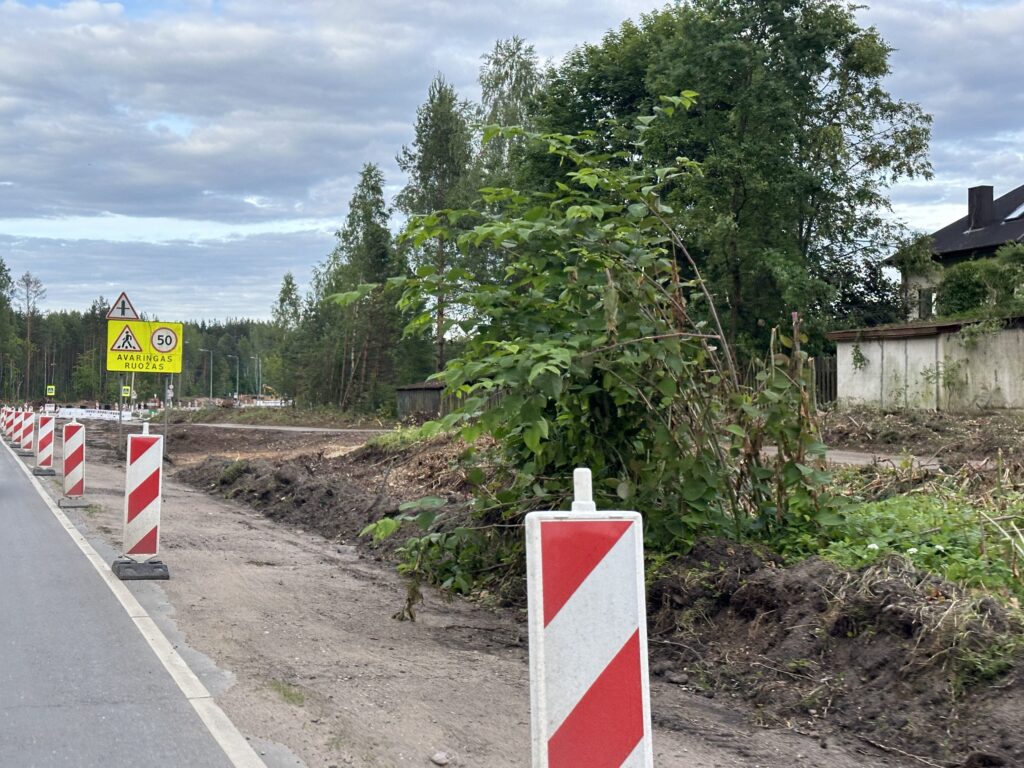 Nemenčinės pl. rekonstrukcija (Nemenčinės pl.) - Bike path, Road - construction photos